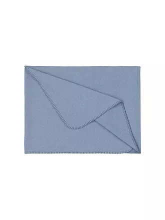 STEINER 1888 | Coperta di lana - Plaid Sophia 145x190cm Atlantico | hellblau